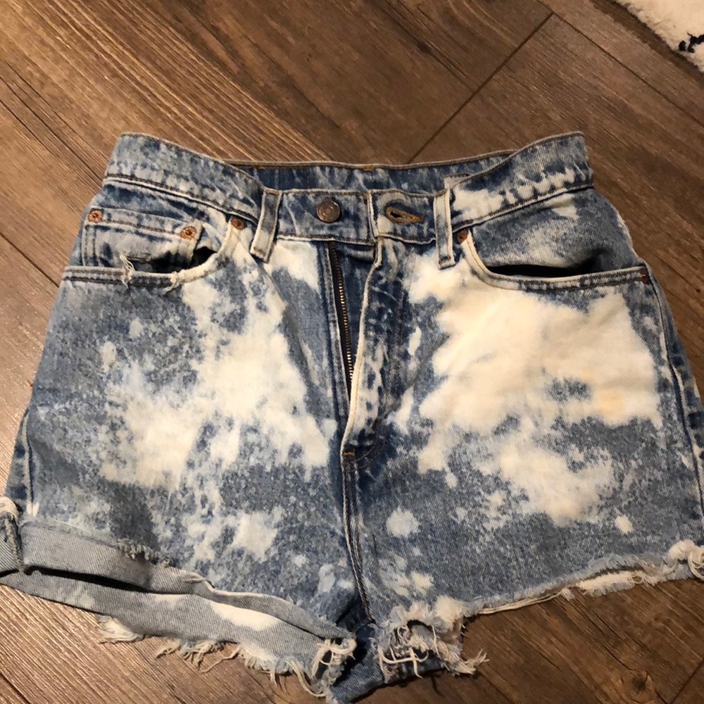 Levi shorts - made by me!